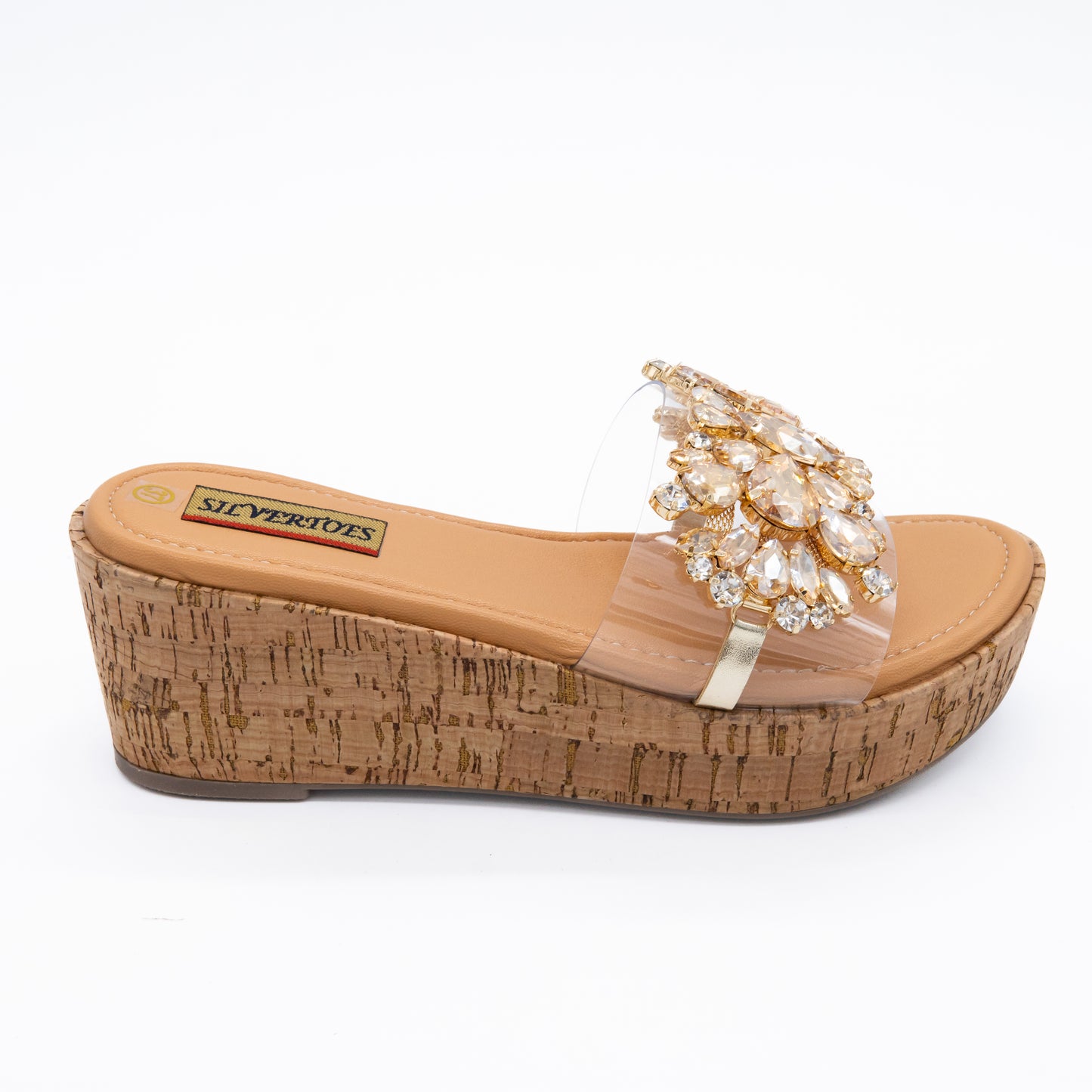 TRANSPARENT PLATHORMHEEL SLIP-ON