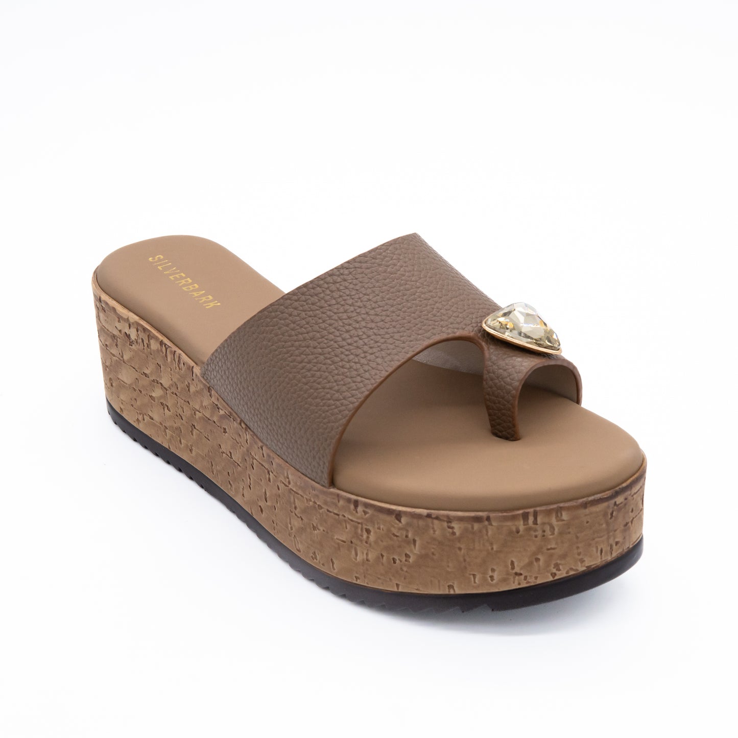 WEDGE HEELED CUSIONED THUMBED
