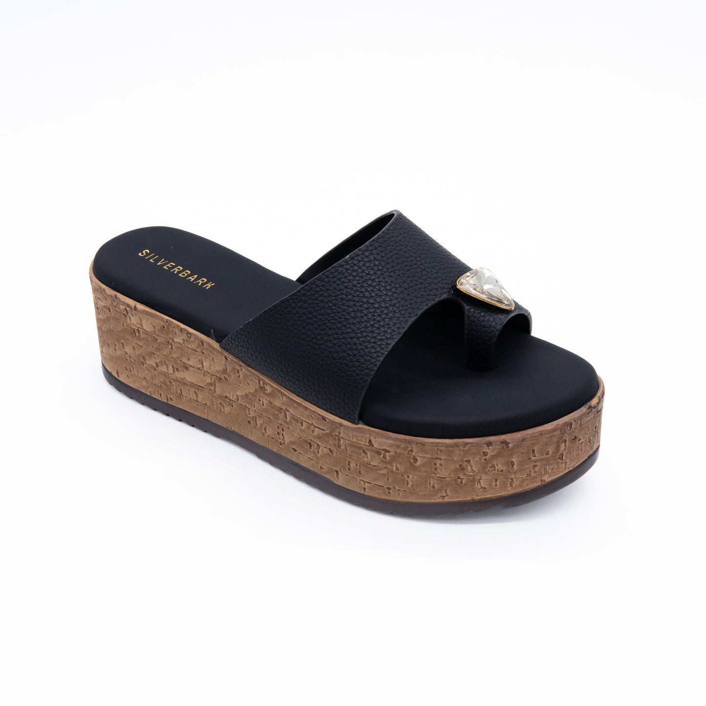WEDGE HEELED CUSIONED THUMBED