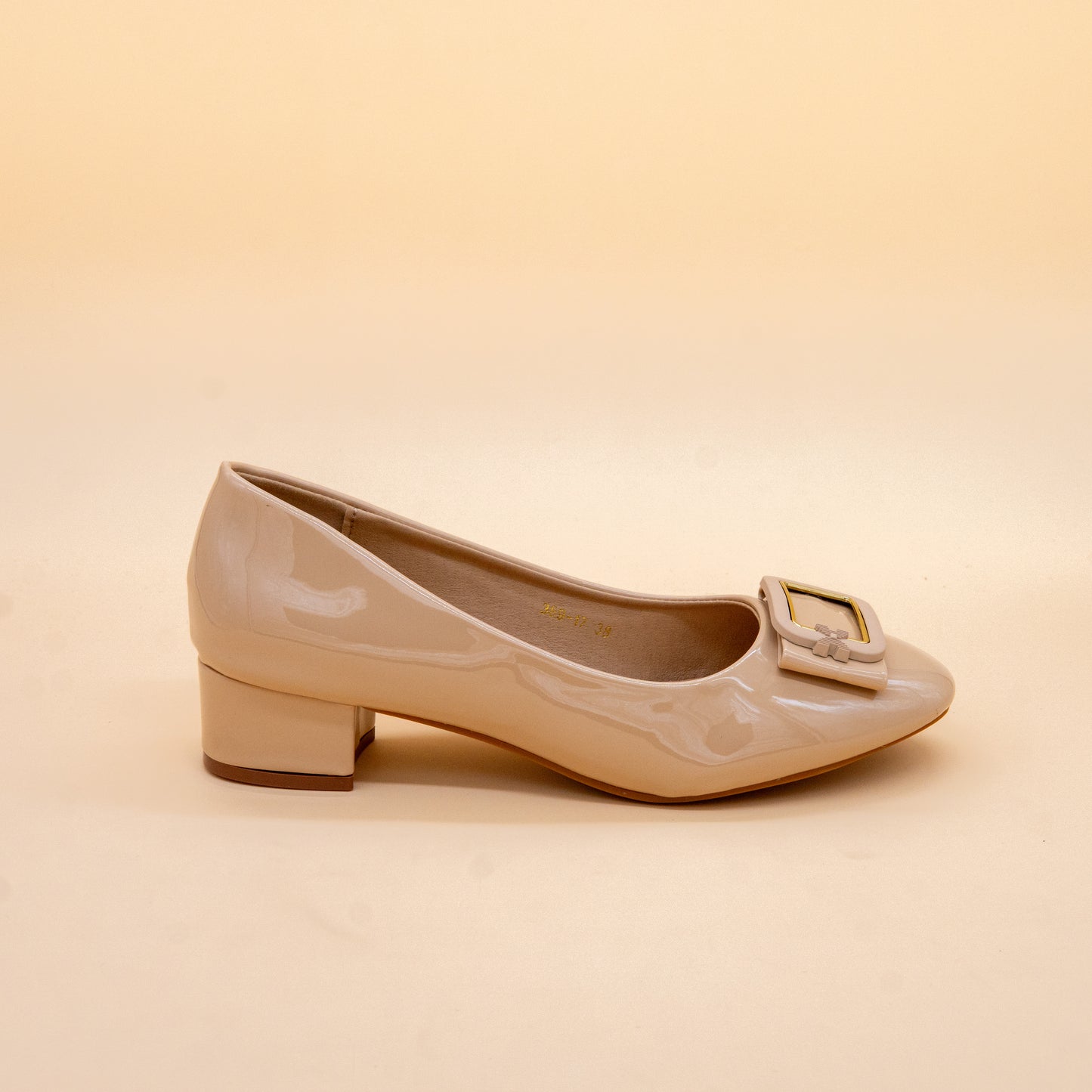 LOW HEEL PATENT BLOCKS