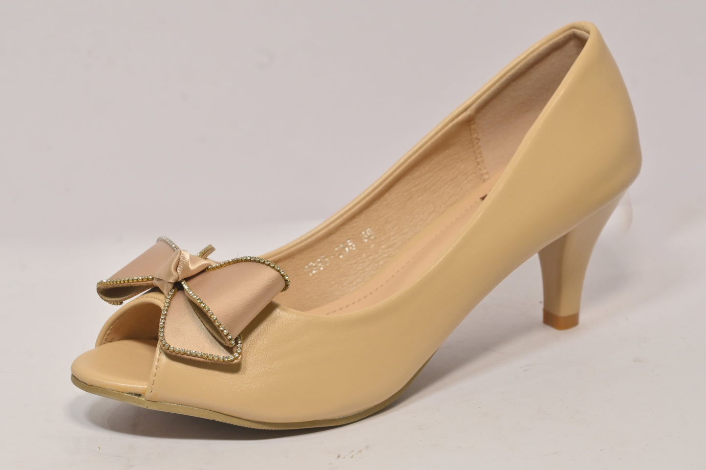 Butterfly-Knot Mule High Heels