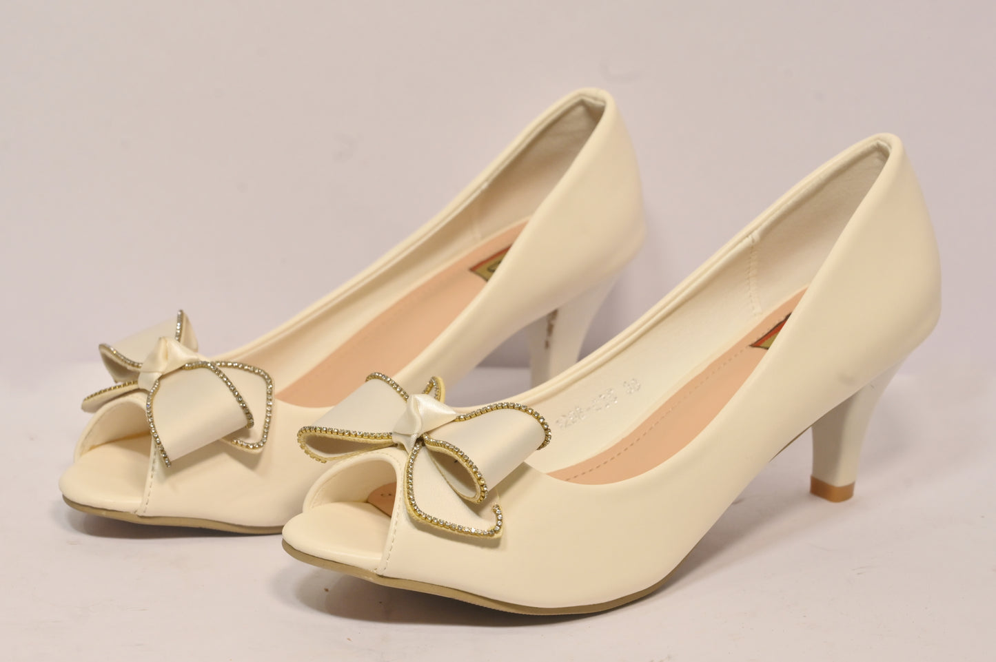 Butterfly-Knot Mule High Heels