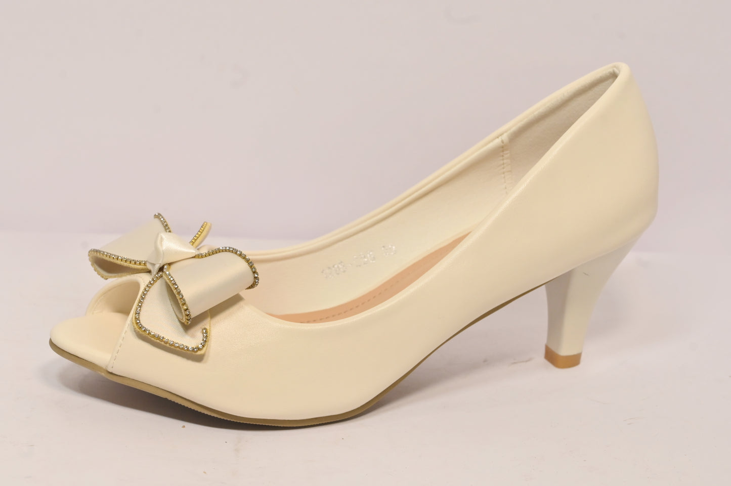 Butterfly-Knot Mule High Heels