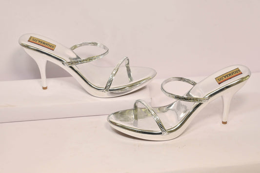 Broad Pencil Heel - Silvertoes