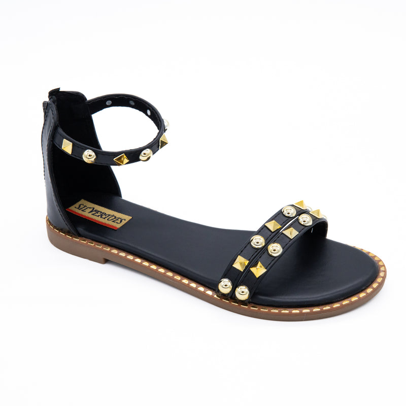 STUDDED FLATS