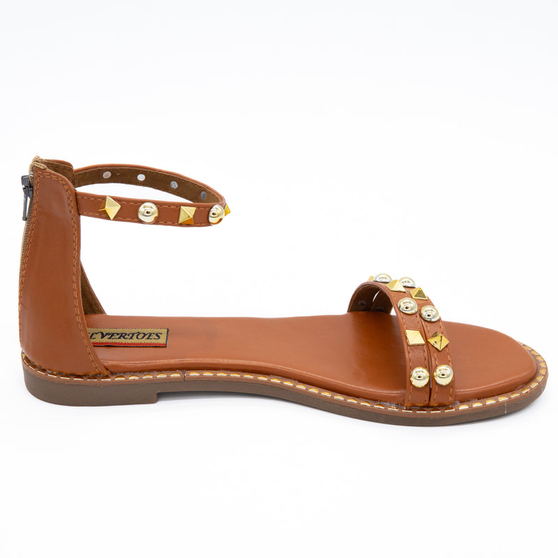 STUDDED FLATS