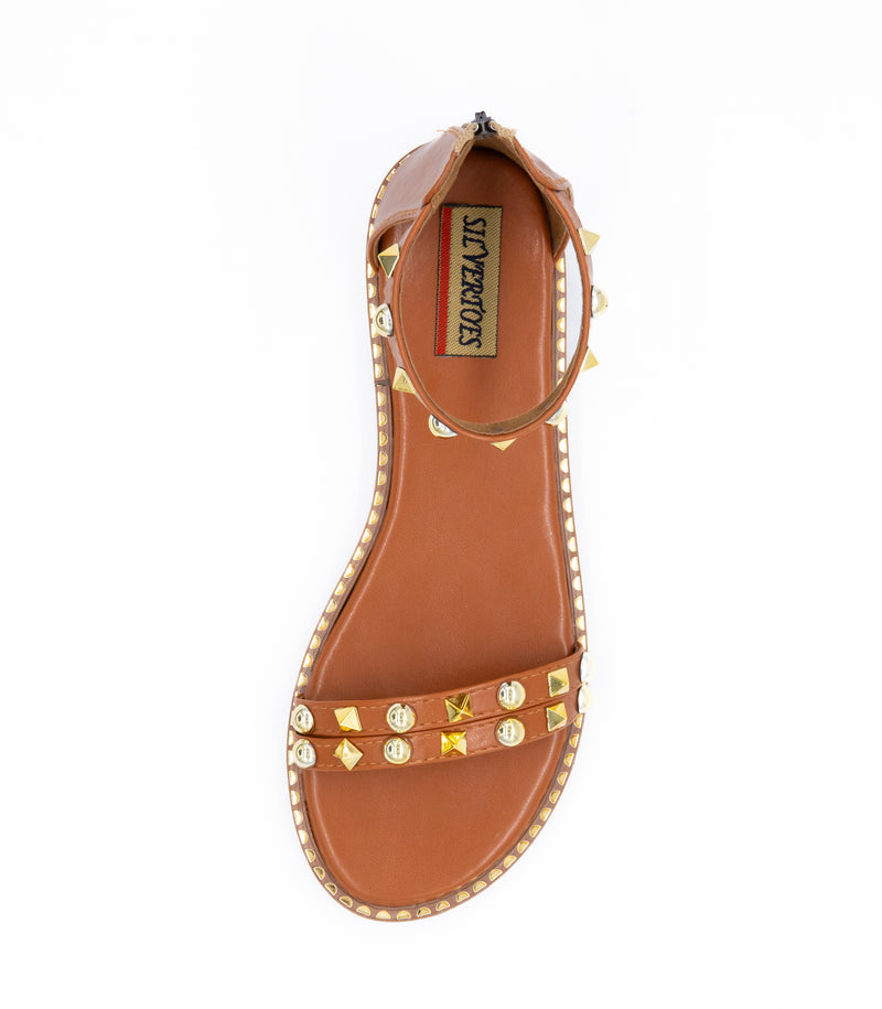 STUDDED FLATS