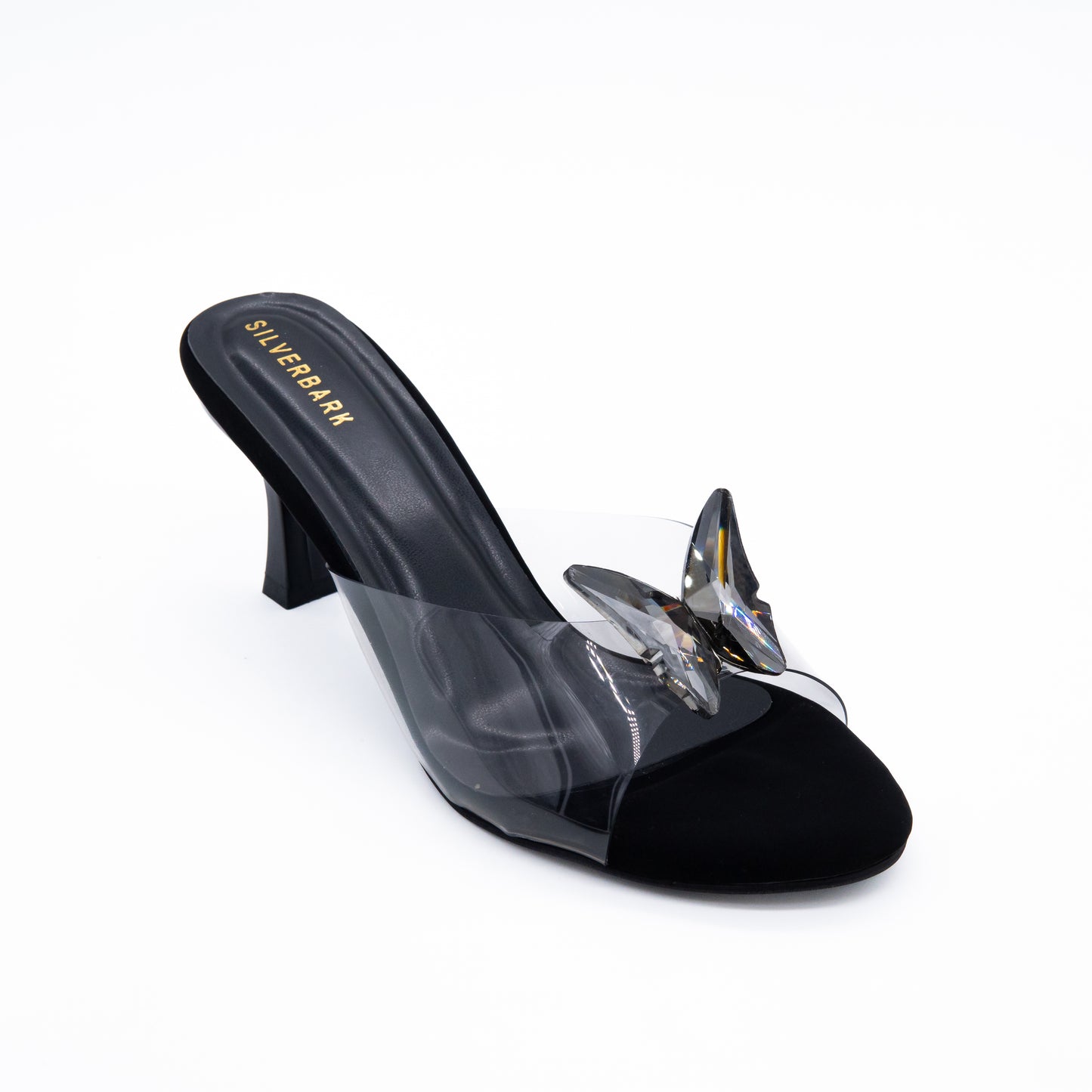 BUTTERFLY BUCKLE TRANSPARENT SLIP ON