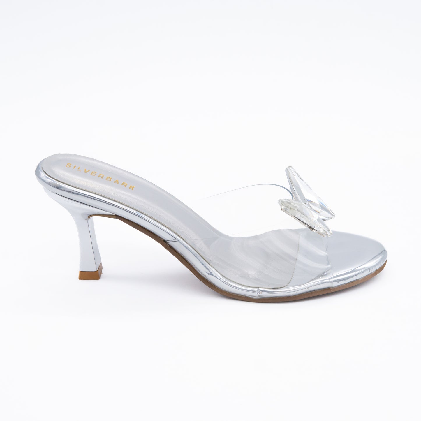 BUTTERFLY BUCKLE TRANSPARENT SLIP ON