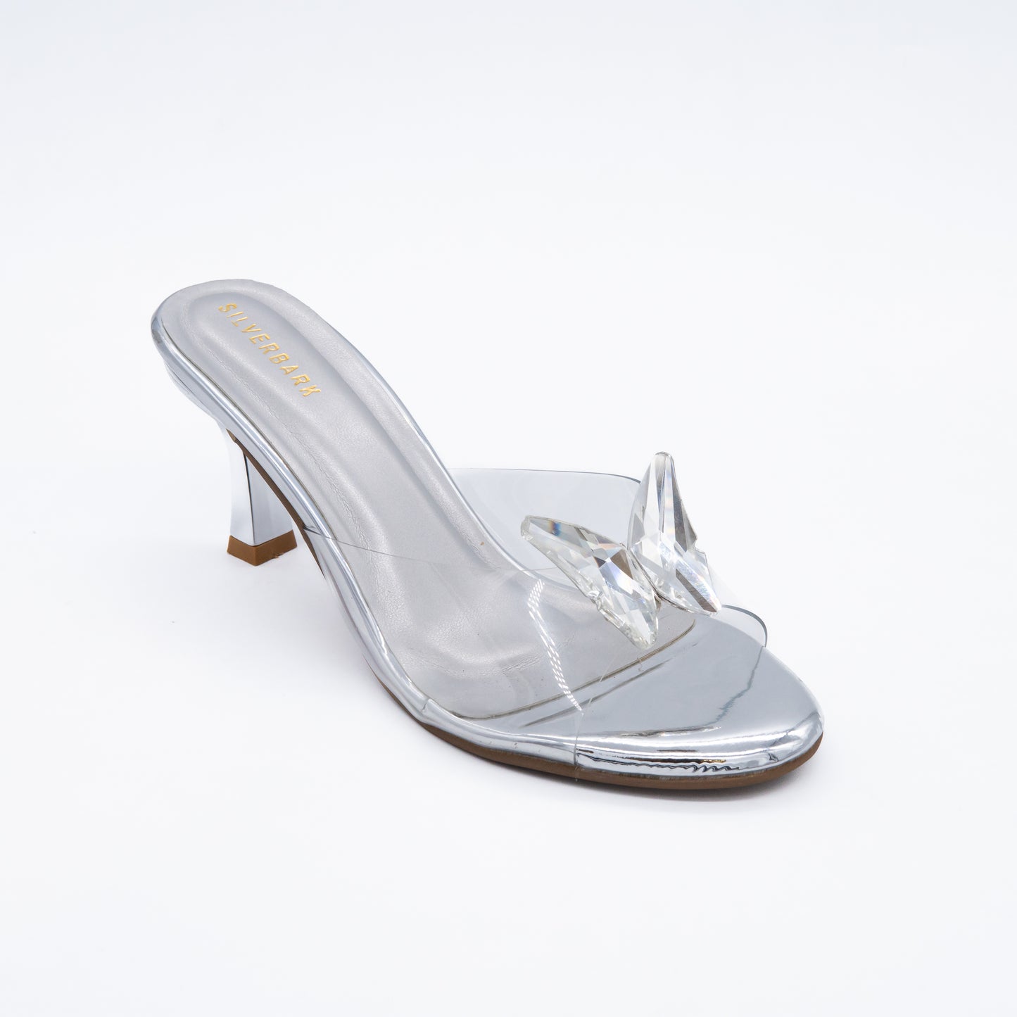 BUTTERFLY BUCKLE TRANSPARENT SLIP ON