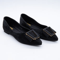 Velvet Charm Blush  Ballerina Flats