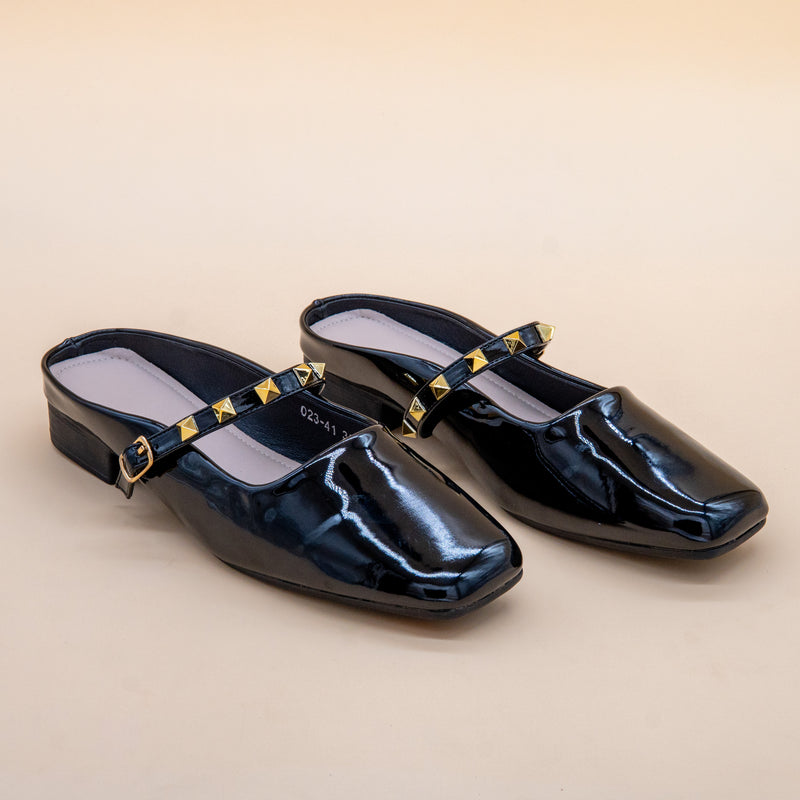 Midnight Edge Mary Janes