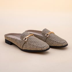 Classic Checkered Charm Loafers