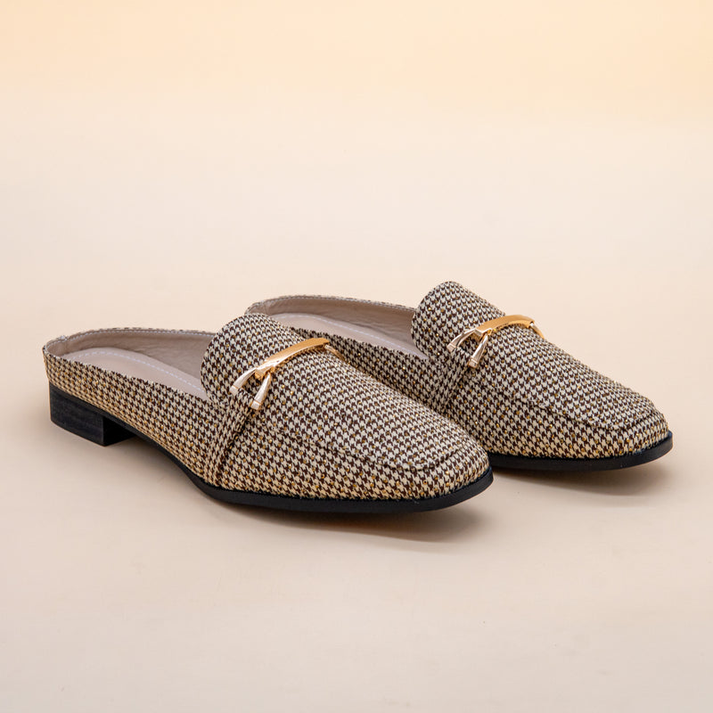 Classic Checkered Charm Loafers