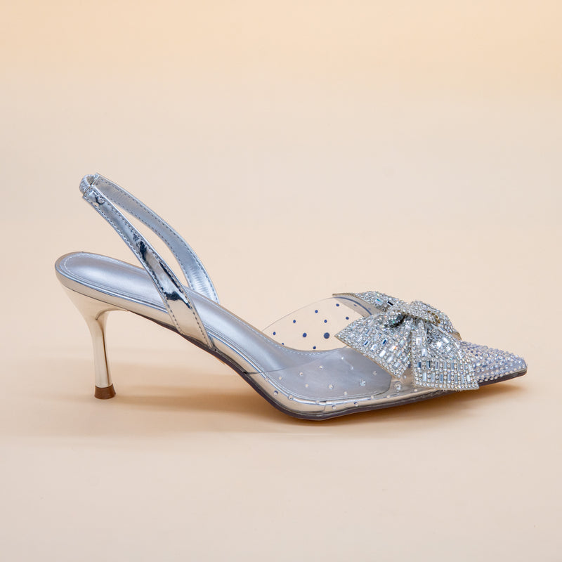 Starlight Bow Slingback Heels