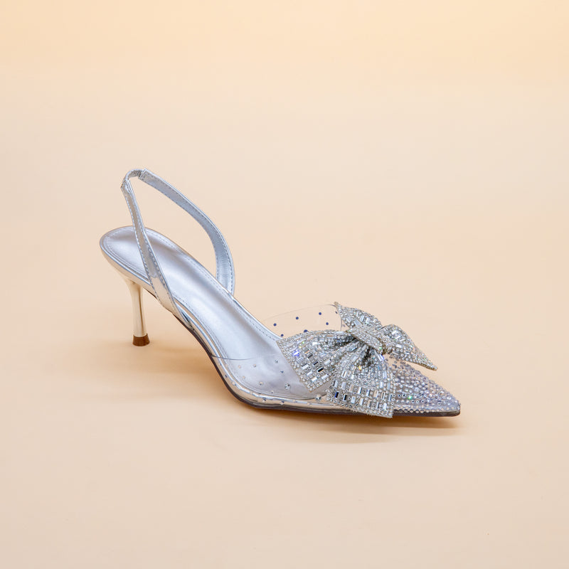 Starlight Bow Slingback Heels