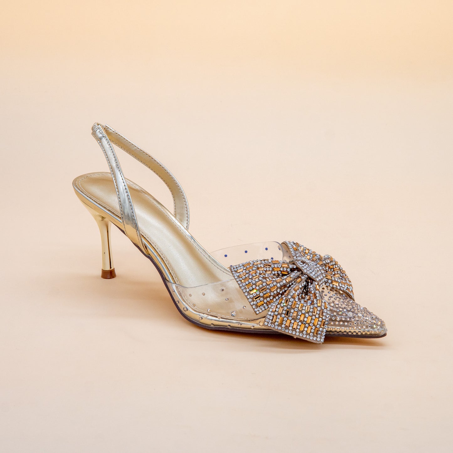 Starlight Bow Slingback Heels