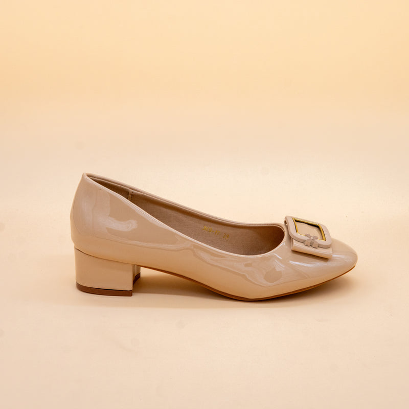 LOW HEEL PATENT BLOCKS