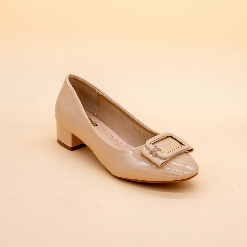 LOW HEEL PATENT BLOCKS