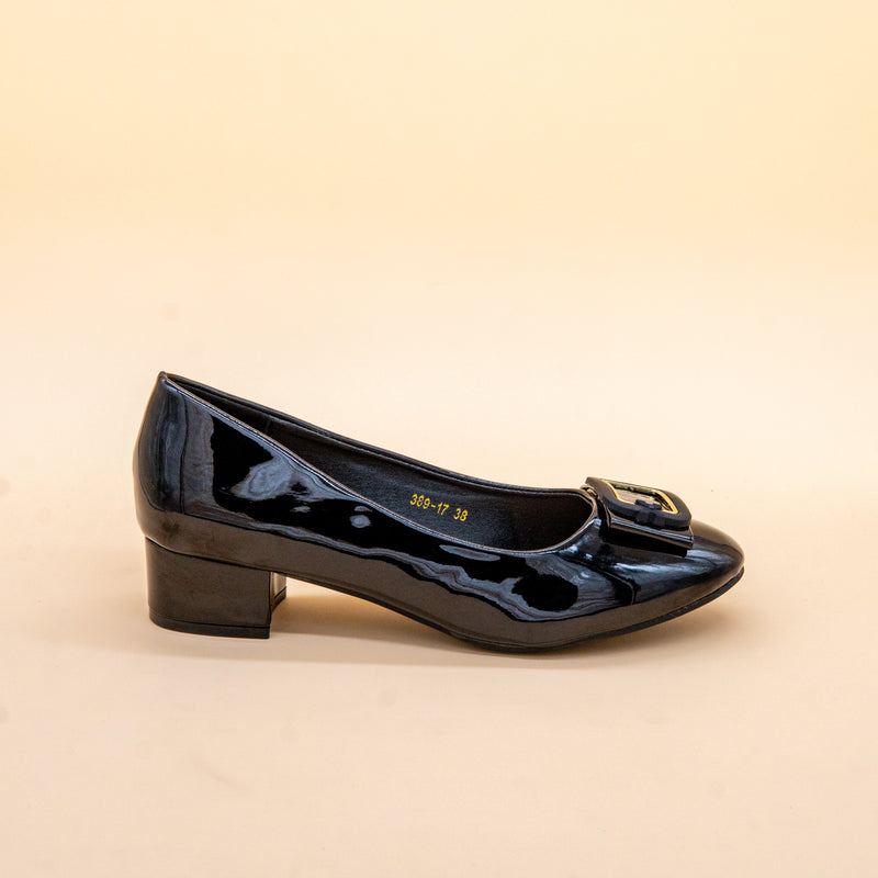 LOW HEEL PATENT BLOCKS