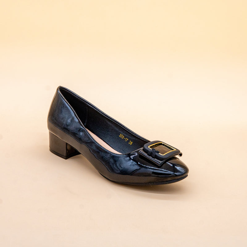 LOW HEEL PATENT BLOCKS