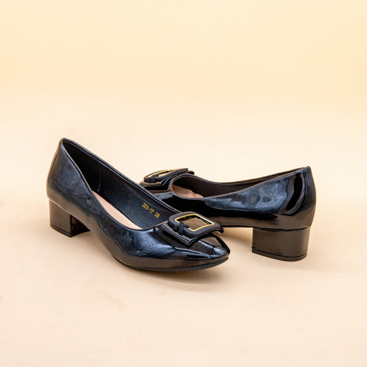 LOW HEEL PATENT BLOCKS
